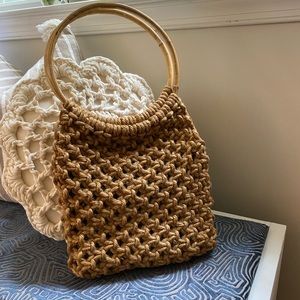 Vintage Woven Handbag